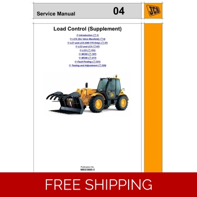 JCB LOAD CONTROL SUPPLEMENT SERVICE REPAIR MANUAL JCB LOAD CONTROL SUPPLEMENT SERVICE REPAIR MANUAL